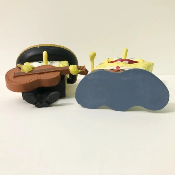 Assorted Spongebob Squarepants Figures Bobble  Square Head Keychain Toys - Picture 10 of 16